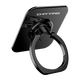 Holding mobile phone holder finger ring buckle metal stainless steel high quality men's personalized creative desktop support frame mobile phone case finger ring mobile phone buckle support live broadcast finger buckle female ring finger buckle [high quality] silver-1 package