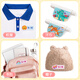 Lilang Named Towel Children's Embroidered Name Sticker Waterproof Kindergarten Entrance Preparation Supplies Marking Towel F34-Boys Style 12pcs-Please note your name when placing an order