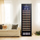 Bacchus Ice Bar 75 Bottles Constant Temperature Embedded Wine Cabinet Living Room Refrigerator Household Wine Cellar Level Wine Cabinet Sake Beer Wine Refrigerator Office Restaurant Tea Cabinet YC-208 Air-cooled Single Temperature Hanging Cup 65 Bottles