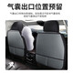 Beijing Rice Bowl Zotye 5008/Z200/T600/SR9/SR7 Seat Cover Car Line All-inclusive Seat Cover All-Season General Seat Cover [Textile Gray] Breathable Chunma + Head Pillow and waist rest Zotye Cotton Line Seat Cover