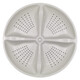 Huixi se adapta a la gran atención de prodigio de Haier, accesorios de ruleta giratoria completamente automática de la lavadora XQB75-M1268 M12588 35 cm de diámetro 35 cm de altura 6.7 [11 Tornillos dentados + junta anti-deslizamiento]