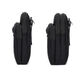 Swiss sergeant knife belt belt bag vertical mobile phone bag waist bag men's new multi-layer construction site work bag black three layers + arm strap