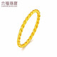 Lukfook Jewelry Pure Gold Braided Gold Ring Solid Ring Ring Price Approximately 1.20g - Size 11