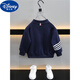 Disney (Disney) Boys' Jackets Autumn Clothes Little Boys Cardigan Two-Year-Old Baby Boy Baseball Uniform Outer Children's Jacket Top Navy Blue (Single Baseball Uniform Jacket) 100cm