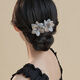 Chimera (Chimera) Tissu haut de gamme Clip de cheveux Robe de tête en arrière pour femmes Clip horizontal en queue de cheval Horizontal Clip Horizontal Festival Gift Femme Enseignant