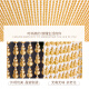 Baqiancheng Bead Curtain Crystal Bead Curtain Partition Living Room Porch Bedroom Decoration Gourd Beads Finished Door Curtain Screen Partition Curtain [Customized] Champagne Gold Width 0.8 meters * Height 2 meters (27 strands 3cm pitch)