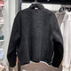 Nike (Nike) Jacket Men's Top Spring y Autumn New Tarm Tarming Lamb Stand Collar Fashion Aear Chaqueta casual FZ6194-010/Negro/Año de Dragon Limited S (165)/Sugirió 100-120Jin [Jin equivale a 0.5 kg]