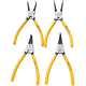 Huilide Spring Pliers 6-дюймовые плестиковые плоскогуба