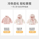Banxidi Girls' Jacket Spring and Autumn 2025 New Style Baby Three-in-One Charge Autumn and Winter Clothes Children's Clothes Pink 90