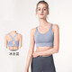 骆驼（CAMEL）瑜伽内衣女跑步健身美背运动文胸 Y0S1WLG603-1 冰台蓝 M