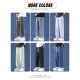 Foss Phil light blue jeans men's summer thin nine-point loose trendy sports and casual straight wide-leg pants Fashion brand 718-K829 black 3XL [Recommended 175-190Jin [Jin equals 0.5 kg]]
