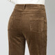 Ubers autumn and winter elastic corduroy harem pants for women with small feet pants carrot pants loose casual and velvet warm velvet pants for women brown (single layer) 9901 34 (waist circumference 2 feet 7)