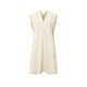 
LESS spring French dress with women's temperament V-neck back bow waist sleeveless skirt 2N3G12250 279/shallow rice L