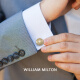 WILLIAM MILTON甄选永恒之心天然珍珠袖扣男士轻奢生日礼物定制高端袖口钉礼盒 永恒之心