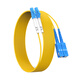 Zhongke Optoelectronics Single-Mode-Faser-Jumper LC-SC Single-Mode Dual Core 10 Meter Duplex Optical Cable Pigtail UPC Telecom Grad 9/125 Faserkabel ZK-LC-SC/OS2-SS10