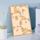 Hufeng Cute Kapibala Adecuado para Apple IPAD2020 Caso protectora 2021 10.2 pulgadas Mini6 Panel plano Caso de protección Air4 Air4 Air2/3 9.7 pulgadas N14380 ANIA El modelo de ranura de pluma de triple de triple proporciona la versión de acero iPad Pro 2024 (1