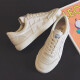 Huili Warrior Canvas Schuhe für Frauen lässig vielseitig viel oberes Flachbodenpaar Sportschuhe kghc087ta Beige 40
