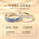 Chinese gold jianjia white dew couple ring A pair of sterling silver ring Birthday gift for girlfriend and wife 618 jianjia white dew couple ring [Jingsuda]