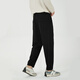 Pantalon décontracté sans marque d'automne et d'hiver pendants smart faciles à maintenir pantalons simples élastiques à quatre côtés pantalon simple 4855 noir 30