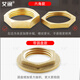 
Airun 4-point copper and cap hexagonal fastening nut DN15 nut G1/2 faucet fixing inner wire pressure cap joint (1 piece) 4-point wire (#683)