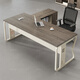Jiahang boss desk desk leader president desk office single staff desk 1.4 meters * 0.7 meters with side cabinet LA1
