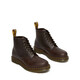 马丁（DR.MARTENS）101英伦男女夏季舒适百搭疯马皮棕色女中帮马丁靴 深棕色 39