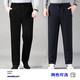 Hemian plus velvet silk cotton pants for outer wear for men plus velvet and thickened winter loose straight leg warm pants for middle-aged and elderly fathers and elderly pants navy blue plus velvet and thickened knee pads silk cotton pants 3XL 2 feet 8-2 feet 9 Recommended 150-170 Jin Jin equals 0.5 kg