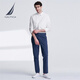 NAUTICA [Single-piece direct drop] Men's spring and summer cotton Oxford soft and comfortable casual long-sleeved shirt men's WE4102 white 1BW L