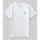 Polo Ralph Lauren big kids 8-20 boys children's clothing short-sleeved basic v-neck t-shirt versatile fashion henley shirt men's 20166698 Andover Heather L