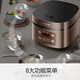 Joyoung 5-liter large-capacity smart micro-pressure rice cooker for 4 to 5 people, high-power firewood rice multi-function non-stick inner pot square cooker 50FZ821