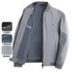 Woodpecker (Tucano) Daddy Jacket Spring und Herbst mittlere Casual Jacket 40 Jahre alt 50 Jahre 50 mittleren und älteren Herren-Großvaters Anzug Spring N9719 Blue L 175 [Empfohlen 100-125 Jin [Jin gleich 0,5 kg]]