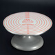 Xinbaiyue cake turntable, decorated turntable anti-slip mat, children's placemat, baking and kneading mat, silicone mat, round kitchen insulation mat, thickened platinum silicone 30cm, graduated anti-slip mat