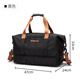 MOONMIX short-distance travel bag large capacity luggage bag women sports backpack business trip handbag gym bag swimming bag storage bag black