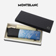 Montblanc MONTBLANC Meisterstück Selection Blue Leather Zipper Pen Case 124475 Gift