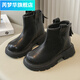Rui Menghua Girls Boots 2025 New Spring and Autumn Children's Short Boots Martin Boots Baby Leather Boots Fashionable and versatile single boots Brown Size 107 Is this one smaller?