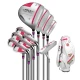 POLO GOLF golf club female beginner set of pole teaching practice pole full set of balls with 11 steel shafts + ball bag