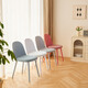 
Lin's Home Dining Chair Household Stool Backrest Chair Rental Small Apartment Living Room Household Lin's Wood Industry LS841S1 [Blue] LS841S1-D Dining Chair