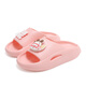 Babudou children's shoes girls slippers summer soft sole flip flops sandals children's shoes 117342005 warm pink 170