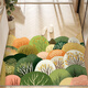 Gu Die Xiao Fresh Door Mat Floor Mat Entrance Door Mat Dirty Resistance Entry Door Anti-slip Entry Mat Green Green Cypress Please contact customer service for customization