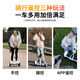 Lingao smart electric children's self-balancing car for 3-6-12 years old, two-wheeled body-feeling car for adults aged 10 to 15 years and above, off-road leg-controlled two-wheeled new parallel car K8 off-road white 54V three-control + APP + glare wheel