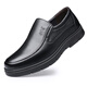 
Classic Car (WECKER) autumn and winter cowhide men's shoes for middle-aged and elderly daddy leather shoes for men soft leather round toe cover feet non-slip casual leather shoes for men plus velvet LYC9901M black [add fleece to keep warm] 38