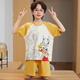 Langsha Pajamas Pajamas Summer Summer de algodón de algodón delgada de algodón de algodón de algodón de algodón Pequeño de mediana edad y set de dibujos animados LTN688 150 Recomendado 140-150 cm/70-85Jin [Jin equivale a 0.5 kg]