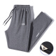 Delhui casual pants for men in autumn and winter, young and middle-aged sports new trendy casual loose outdoor versatile trousers LG-musilin-8813 black straight XL-(120Jin[Jin equals 0.5kg]-135Jin[Jin equals 0.5kg])