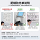 FILA斐乐近视眼镜男超轻方形眼镜框女可配度数防蓝光VFI736F黑配1.67