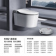 KG wall-mounted smart toilet does not require a pre-embedded water tank, no water pressure requirements, suspended floating wall row fully automatic toilet KM2 voice version top version gray built-in pressurized water tank - no choice of installation scene