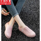 小回力家柔软低筒软底时尚防滑休闲洗车防水鞋女雨鞋女雨靴浅口胶鞋女 1018A单鞋浅粉（标准码数） 38