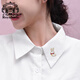 Royal sasa cute bunny corsage collar pin anti-exposure buckle personalized coat cute and sweet cartoon brooch accessories