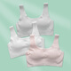 Langsha Girl Unterwäscheentwicklung Stufe Mädchen Junior High School Schüler High School Schülern BH Antibakteriell markless dünner Welle 2 Pack m