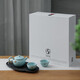 Wanqiantang (Edenus) Tea Set Ceramic Tea Set Tea Tray Tea Cup Set Tea Set Gift Box Pink Green Glaze Chinese Valentine's Day Gift Yunqi
