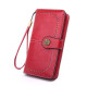 VQGT Sunflower Long Wallet Women's New Clutch Mobile Phone Bag Light Luxury Girls Wallet Coin Purse Female Card Bag Black